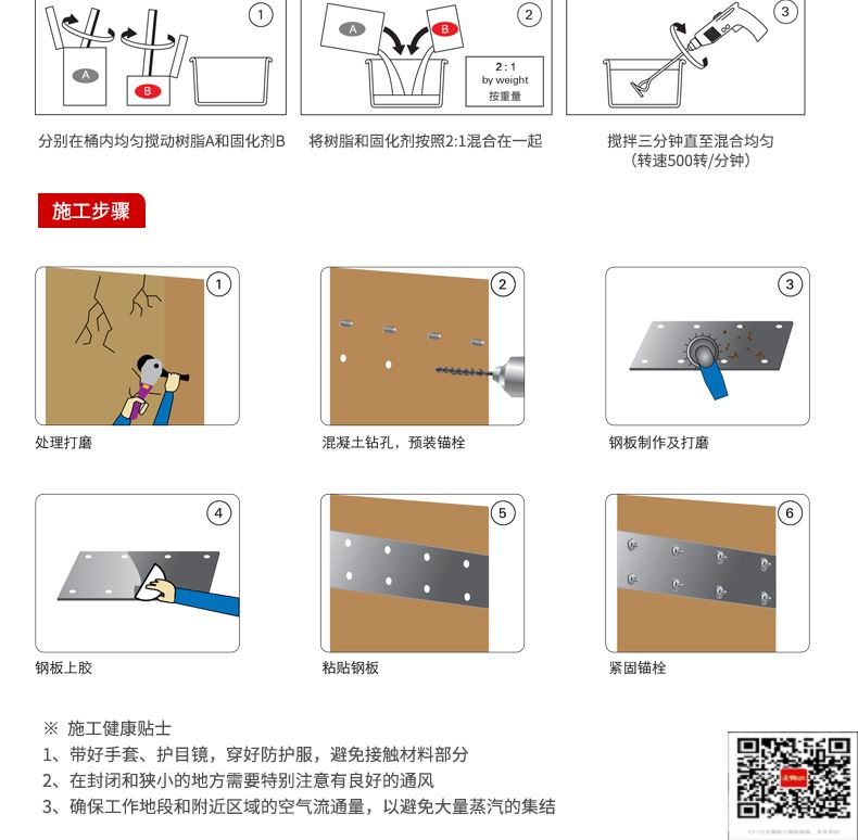 包钢辰溪粘钢加固施工过程